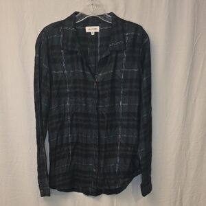 Thread & Supply Dark Plaid Shirt